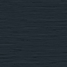 Navy Marion Faux Arrowroot Cloth Wallpaper