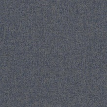 Navy Masquerade Faux Linen Textured Wallpaper