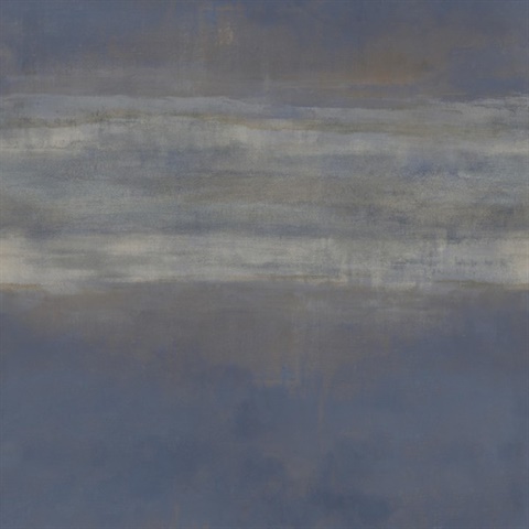 Navy Serene Gradient Watercolor Wallpaper