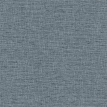 Navy Silk Faux Linen Weave Wallpaper