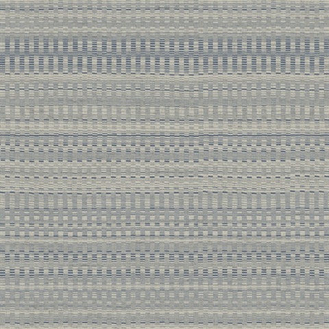 Navy Tapestry Stitch Textured Weave Wallpaper