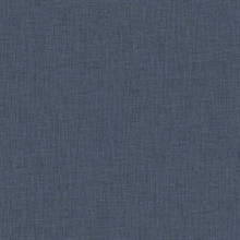 Navy Tweed Woven Linen Wallpaper