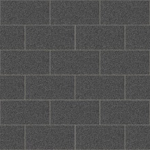 Neale Black Subway Tile Wallpaper