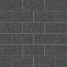 Neale Black Subway Tile Wallpaper