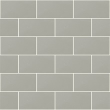 Neale Light Grey Subway Tile Wallpaper