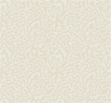 Nebulous Cloud Almond & Metallic Wallpaper