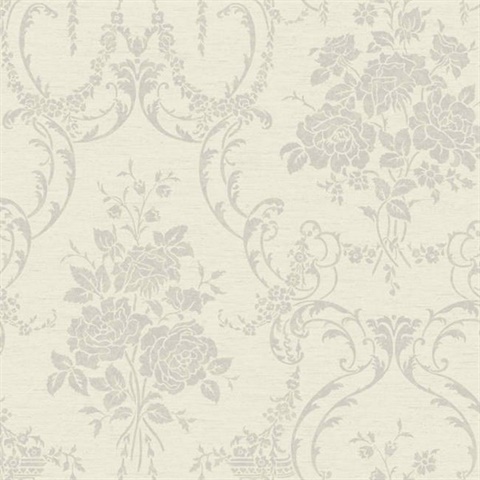 Neoclassical Rose Damask