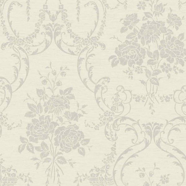 BQ3859 Neoclassical Rose Damask Wallpaper Boulevard
