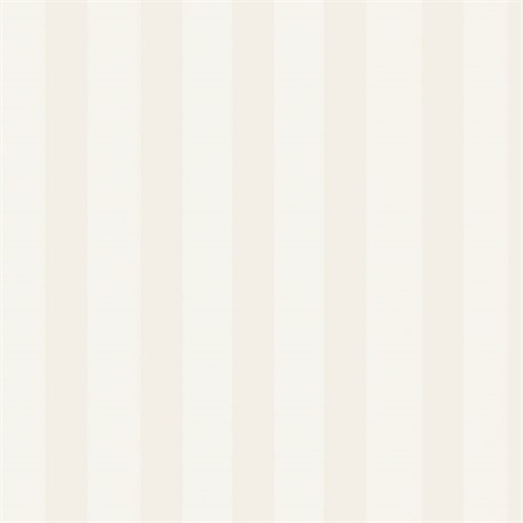 Neutral and White Matte Shiny Stripe Prepasted Wallpaper