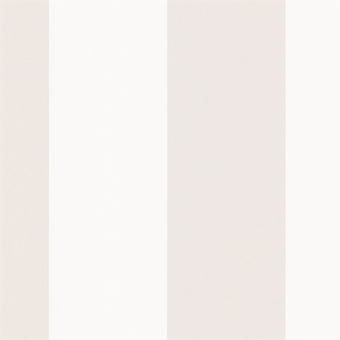 Neutral and White Vertical 5.25in Stripe Prepasted Wallpaper