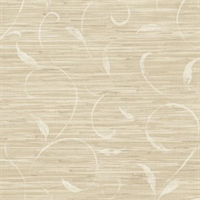 Neutral Autumn Breeze Grasscloth