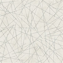 Neutral Geometric Crosshatch Wallpaper