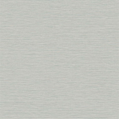 Neutral Grey Horizontal Stria Patterned Wallpaper