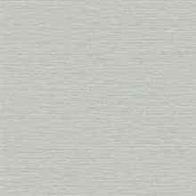 Neutral Grey Horizontal Stria Patterned Wallpaper