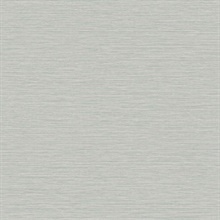 Neutral Grey Horizontal Stria Patterned Wallpaper