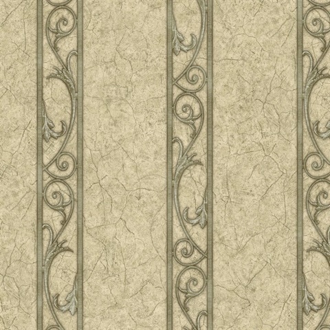 Neutral Kylan Stripe Wallpaper