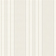 Neutral Navarres Coastal Pinstripe Wallpaper