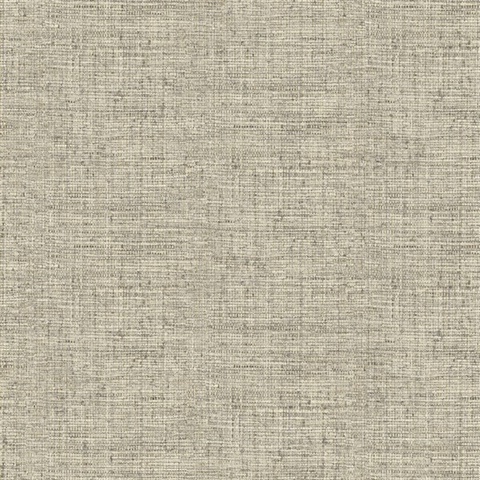 Neutral Papyrus Weave Peel and Stick Wallpaper