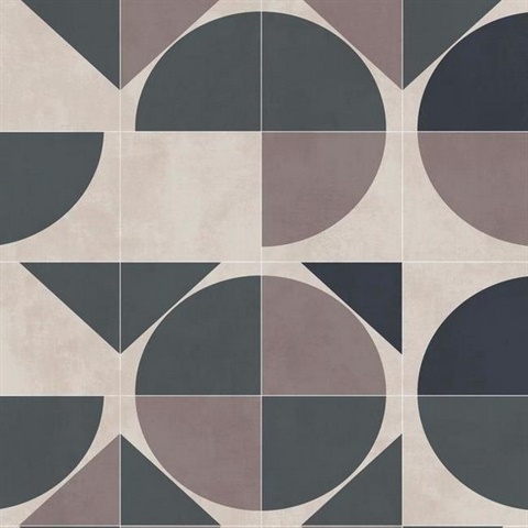 Neutral Radius Geometric Wallpaper