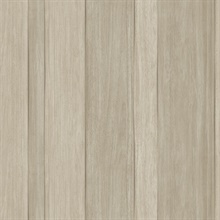 Neutral Radnor Faux Wood Plank Wallpaper