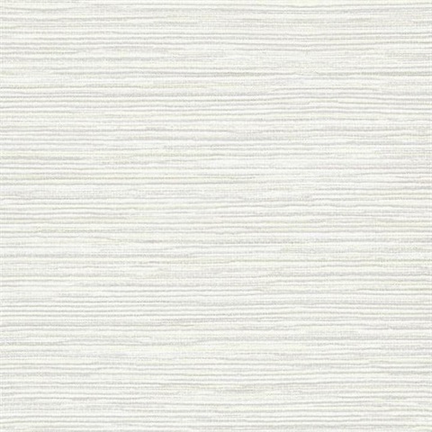 Neutral Ramie Faux Weave Horizontal Textured Wallpaper