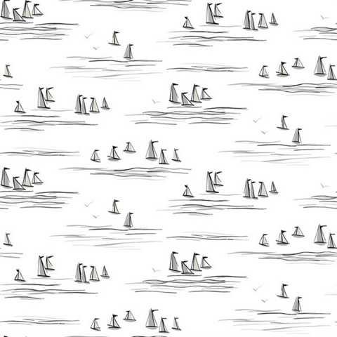 Neutral Sailboats Full Sails Wallpaper