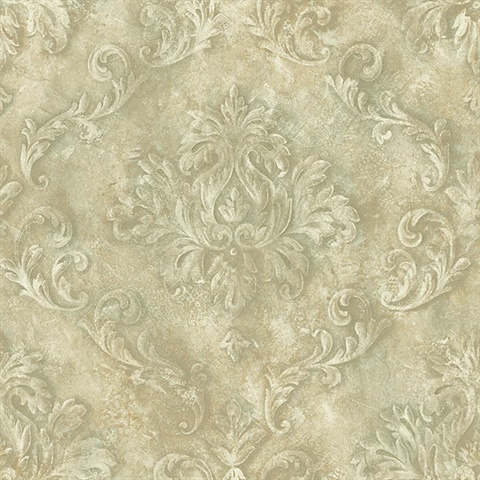 Neutral Textured Scroll