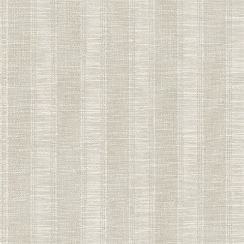 Neutral Woven Stripe Wallpaper