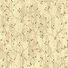 Neutrals Rosehip Trail Wallpaper