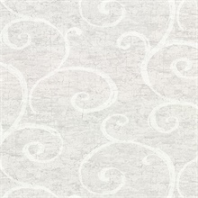 Newbury Light Grey Geometric Faux Plaster Vinyl Wallpaper