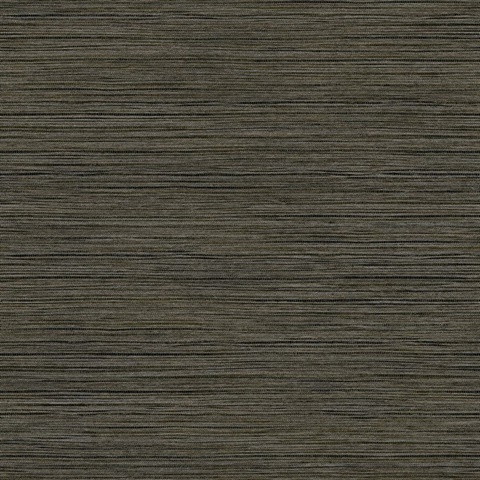Newton Faux Grasscloth Coffee Wallpaper