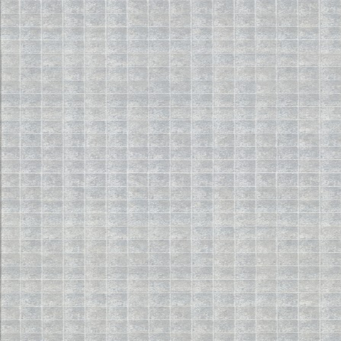 Nigel Grey Faux Tile Texture Wallpaper