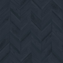 Nightfall Keone Bay Chevron Wood Wallpaper