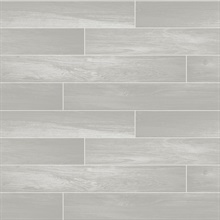 Nika Grey Sleek Wood Wallpaper