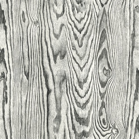 Nina Wood Salt & Pepper Wallpaper