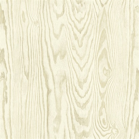 Nina Wood White Oak Wallpaper