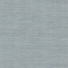 Nira Light Blue Fabric Weave Wallpaper