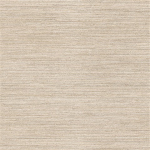 Nira Light Brown Fabric Weave Wallpaper