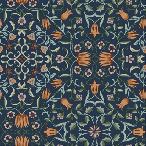 No 1 Holland Park William Morris Classic Floral Wallpaper