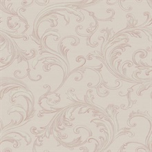 Noemi Rose Acanthus Scroll Wallpaper