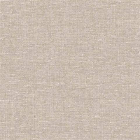 Nomi 27 Alba Beige Faux Canvas Linen Wallpaper