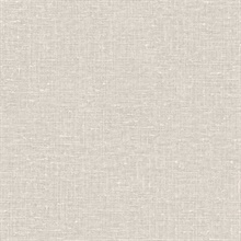 Nomi 27 Ecru Faux Canvas Linen Wallpaper