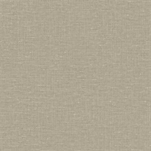 Nomi 27 Taupe Faux Canvas Linen Wallpaper