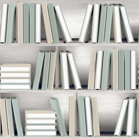 Nook Book Green Wallpaper