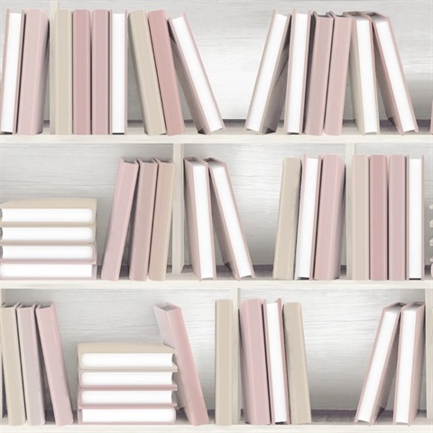 Nook Book Pink Wallpaper