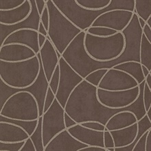 Novia Espresso Geometric Swirl