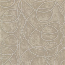 Novia Grey Geometric Swirl