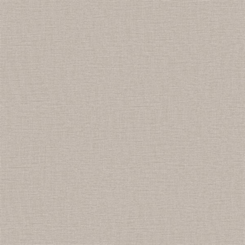 Nuance Plain Linen Texture Beige Wallpaper