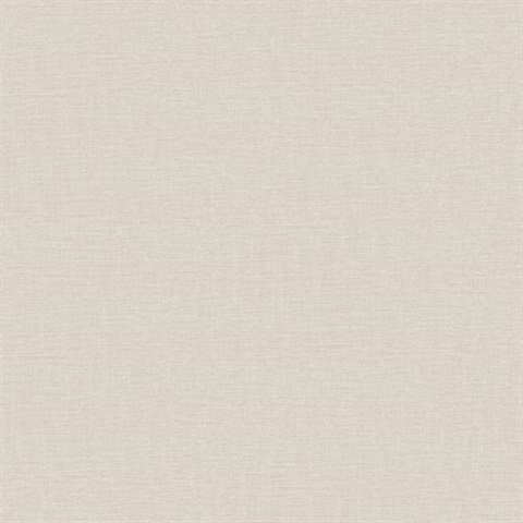 Nuance Plain Linen Texture Beige Wallpaper