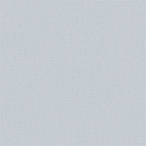 Nuance Plain Linen Texture Blue Wallpaper